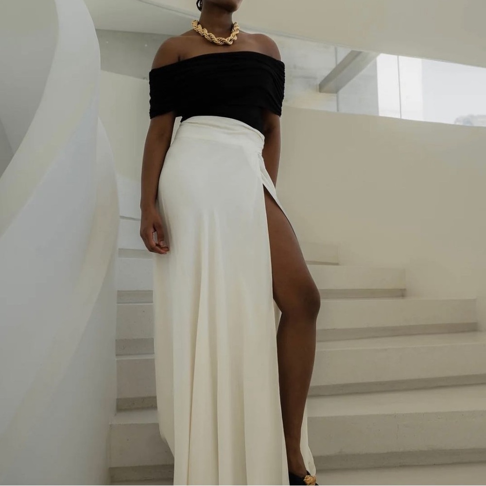 Viveh convertible wrap maxi skirt